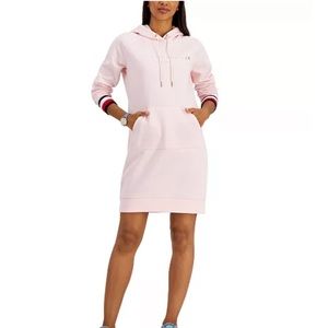 Tommy Hilfiger Plus Size Women's Hoodie Dress, Soft Ballerina Pink, XXL